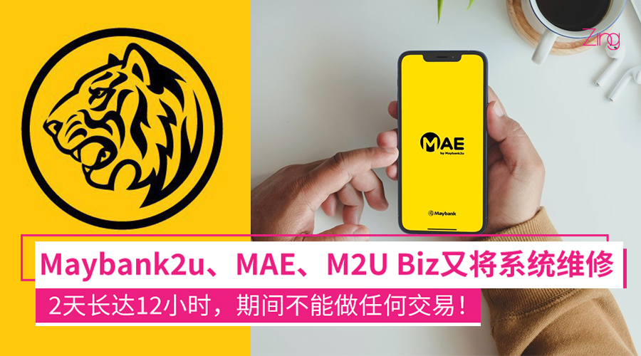 Maybank2u MAE Maybank2u Biz 系统维修